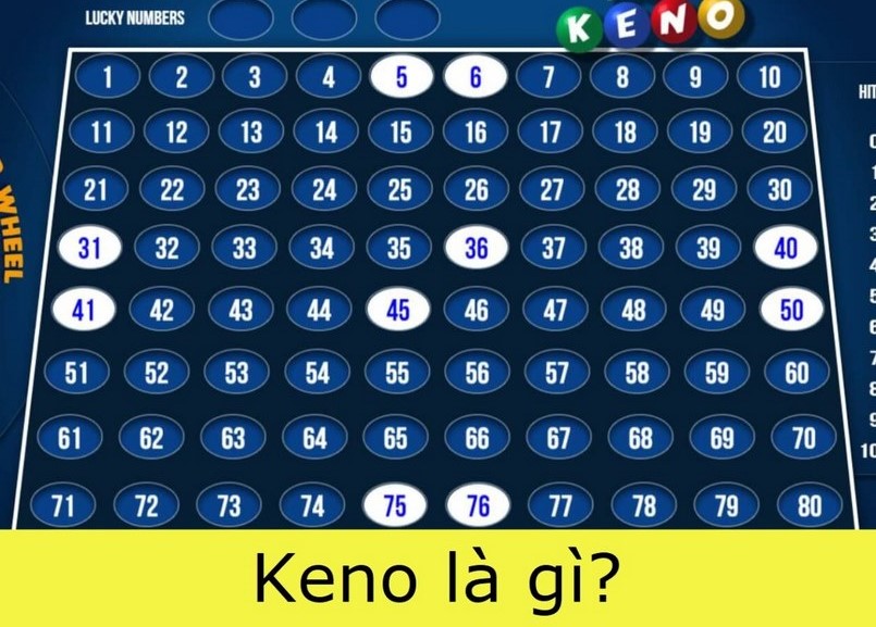 Trò chơi quay số Keno đẳng cấp tại Fa88